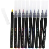 Milan Felt-tip pens with brush 10 colors - WIKR-995792
