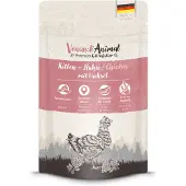 Venandi Animal 24x125g Kitten kana & lohiöljy