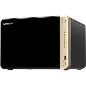 Qnap TS-664-8G - Verkkotallennuspalvelin, Musta, Pronssi