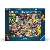 Ravensburger 1000 palan palapeli Koirankävelyttäjä