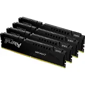 Kingston 64GB (4X16GB) DDR5 6000MT/S CL40 1RX8 FURY BEAST XMP, BLACK (KF560C40BBK4-64)