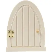 Creativ Company Wooden Miniature Door with Hinges 13x10cm
