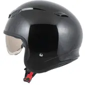 MTR Jet Sun II Jet-Kypärä Musta/Metallinen unisex, size L