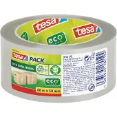 TESA Liimanauha TESA 58297-00000-00 Läpinäkyvä Hopea 50 mm Ekologinen 66 m Pakkausta (1 osaa) (12 Kappaletta)