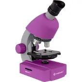 Bresser Optics Junior 40x-640x, Optinen mikroskooppi, Violetti, 640x, 40x, LED, Akku