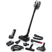 Bosch Serie 8 BSS825ALL 0.5 L 18V 5 Ah pussiton -varsi-imuri, musta, valkoinen