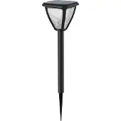 Philips Vapora aurinkokennovalaisin 1,5W, Ulkotilojen jalka-/tolppavalaistus, Musta, Muovi, IP44, Patio, Puutarha, III