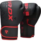 RDX Sports F6 Kara Keinonahkaiset Nyrkkeilyhanskat