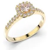 Festive Janette Morganiitti halo-timanttisormus 14-566-040M-KK-LABGVS1