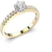 Festive Timanttisormus Julianna Kruunu 0,42 ct 14-682-042-KV-LABGVS1