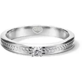 Kalevala Koru Ikiaikainen 0.06 ct timanttisormus valkokulta 541000115D170