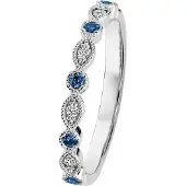 Kohinoor timantti-safiirisormus Clara 033-269V-04-180
