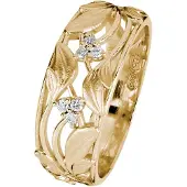 Kohinoor Ofelia timanttisormus keltakulta 033-481-06-170
