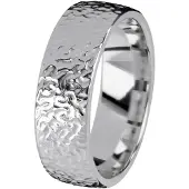 Kohinoor Duetto Gold Frost 7 mm valkokultasormus 003-816V-210