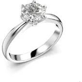 Festive Classic 23 solitaire timanttisormus 1,00 ct valkokulta 14-686-100-VK-HSI1