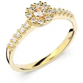 Festive Jasmin Morganiitti halo-timanttisormus 18-561-025M-KK-HSI1