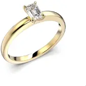 Festive Timanttisormus Serena Emerald keltakulta 0,30 ct 14-684-030-KK-HSI1