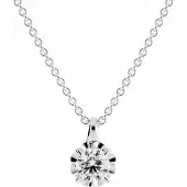 Kohinoor Vega valkokultainen timanttikaulakoru 213-445V-15