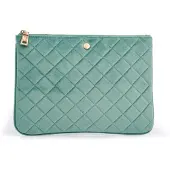Fan Palm Mint Green Clutch