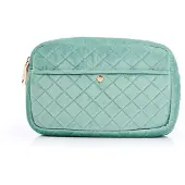 Fan Palm Mint Green Large Beauty Bag