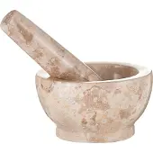Cilio Morter Marmor Beige 9 Cm - Cream - 5X 9CM