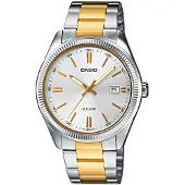 Casio MTP-1302PSG-7AVEF Rannekello silver / gold Koko Uni