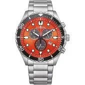 Citizen Miesten kello AT2560-84X Eco Drive Oranssi/Teräs Ø43 mm