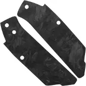 Flytanium Arcade Inlay Set 1278S Shredded Carbon Fiber, handle scales