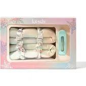 Raw Organic KITSCH Satiininen Heatless Styling &amp; Flat Lay Claw- lahjapaketti