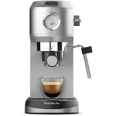 Solac Espresso Taste Slim Pro -manuaalinen espressokone, hopea