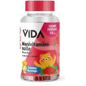 Vida Nalle Monivitamiini Mansikka 120 kpl ravintolisä