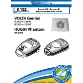 Hanestroem – Vacuum cleaner bags K102 fits: VOLTA Gemini