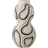 Bloomingville Nicola Vase - Black - Ø 17.5 cm