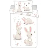TEXTILOMANIE lasten vuodevaatesetti Bunnies, 100x135, 2-osainen