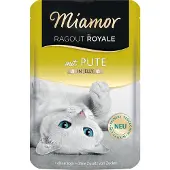 Miamor 22x100g Ragout Royale in Gravy tai Jelly kalkkuna, in Jelly Kissanruoka