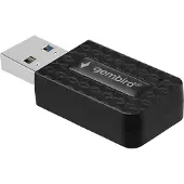 Gembird AC1300, Langaton, USB, WLAN, Wi-Fi 5 (802.11ac), 867 Mbit/s, Musta (WNP-UA1300-03)