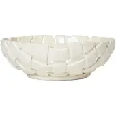 Ferm Living Plait kulho Ø30 cm Off white