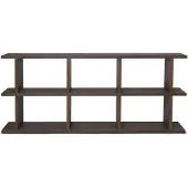 Ferm Living Kona kirjahylly 3x2 Dark stained