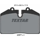 Textar Jarrupalasarja (4kpl), levyjarru 2087711