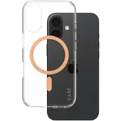 PanzerGlass Care by iPhone 16 MagSafe Urban Combat -suojakuori, Persikka