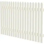 Palmako Luise 10 valkoinen 180 x 100 cm aitaelementti