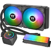 Thermaltake Floe RC240, All-in-one-nesteenjäähdytin, Musta (CL-W271-PL12SW-A)