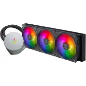 Silverstone IceMyst 360, 360mm AIO-nestejäähdytysratkaisu prosessorille, musta/harmaa