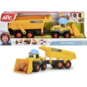 Dickie Toys Volvo Tracey Trailer, 65 Cm - Orange - ONE SIZE