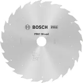 Bosch Sahanterä Standard for Wood, 254x2,2/1,6x30 mm, 24T