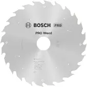 Bosch Sahanterä Standard for Wood, 190x1,6/1,1x30 mm, 24T
