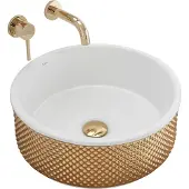 REA Helen Gold White -tasoinen pesuallas