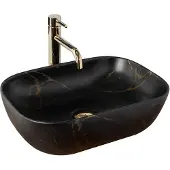 REA Belinda Black Marble Matt -pesuallas