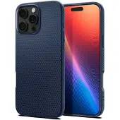 Spigen Liquid Air, kansi, Apple, iPhone 16 Pro, 16 cm (6,3"), tummansininen