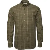Chevalier Belmont Regular Fit Shirt Men Forest Green Tattersall S